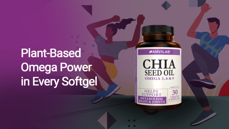 Chia Seed Oil Supplement Main Banner
