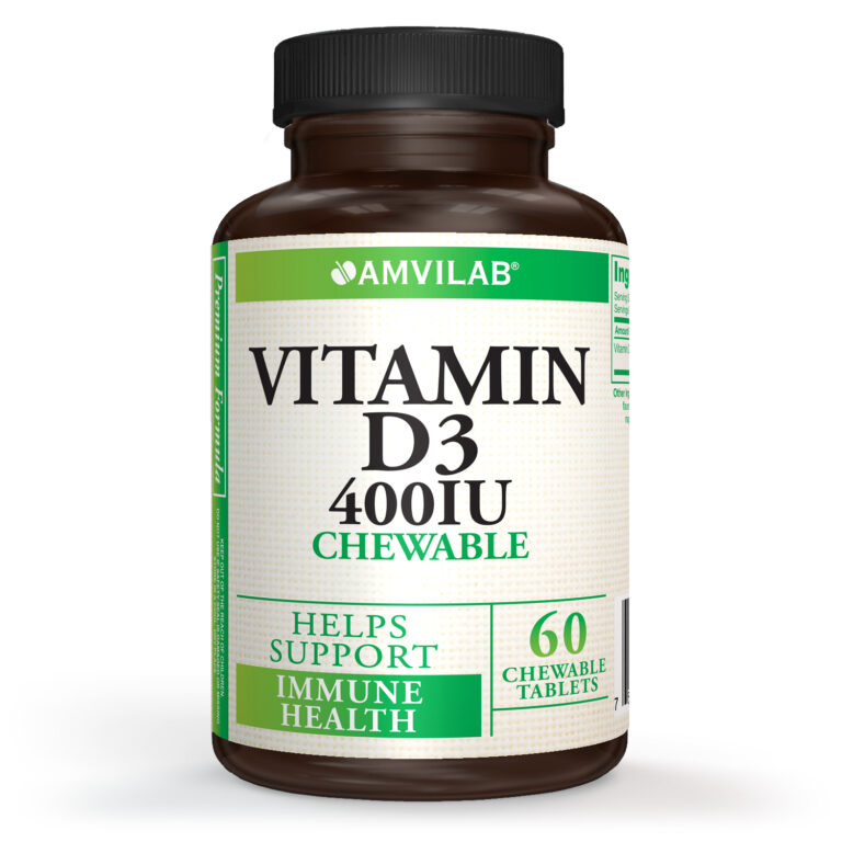 Vitamin D3 400 IU, for kids Amvilab