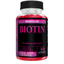 !Amvilab Biotin gummy a1 Clear-PET