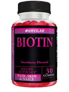 !Amvilab Biotin gummy a1 Clear-PET