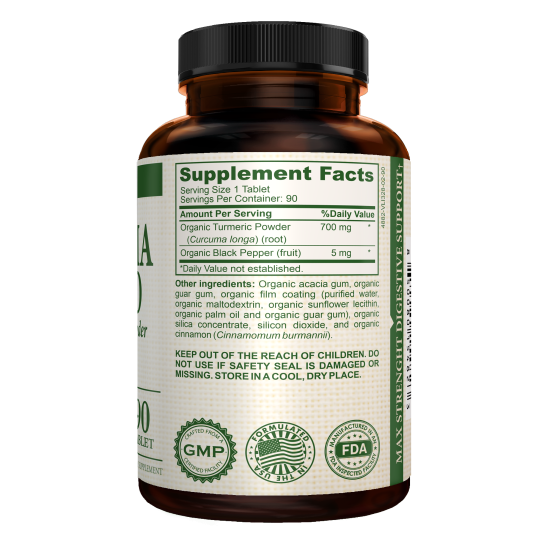 TURMERIC 700MG (ORG NON CERT) 90S - 4882-A3