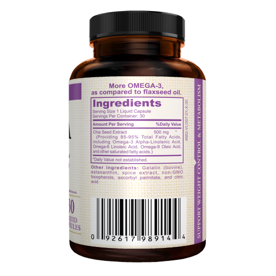 Chia Seed Oil Supplement