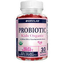 !amvilab organic probiotic gummy (kids) a1 Clear-PET