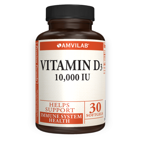 !amvilab vitamin d3 10000 Amber-PET