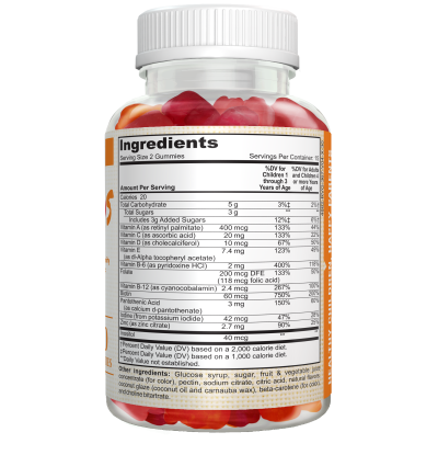 !kids gummy multi 90 a2 Clear-PET