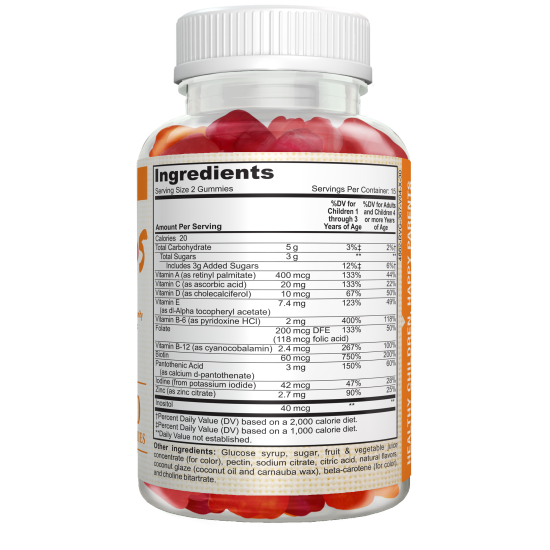 !kids gummy multi 90 a2 Clear-PET